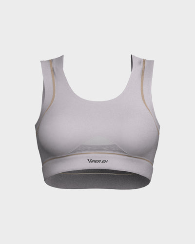 Ladies Mesh Sports Bra - Purple